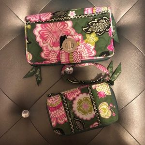 TWO Vera Bradley Wallets: Olivia Pink